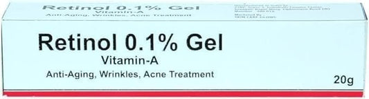 Frabia Retinol 0.1 Cream front tube showing compact 20g size and clean formula