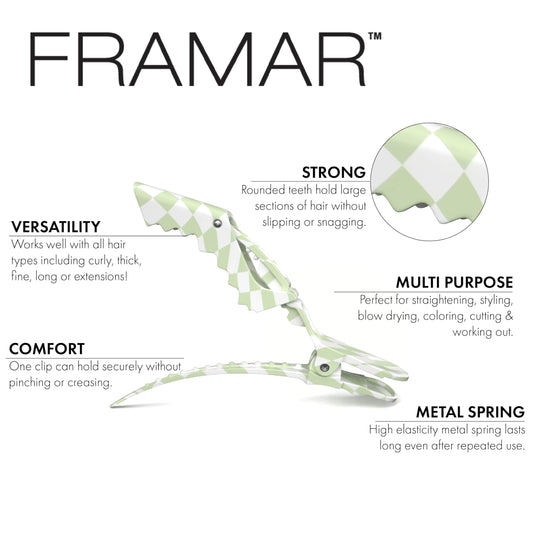 FRAMAR close-up of metal spring detail for lasting tension