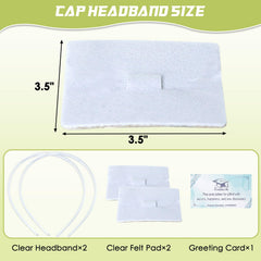 Franimo black headband worn by model for discreet grip