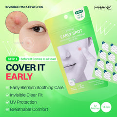 FRANZ close-up of ultra-thin patch texture highlighting invisible finish