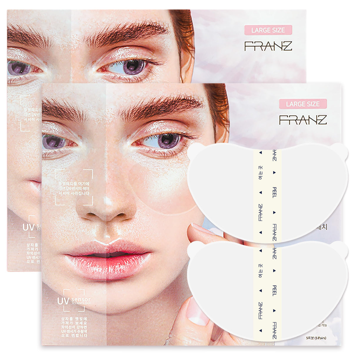 FRANZ front packaging showing 10 pairs and bonus peptide essence for season-long protection