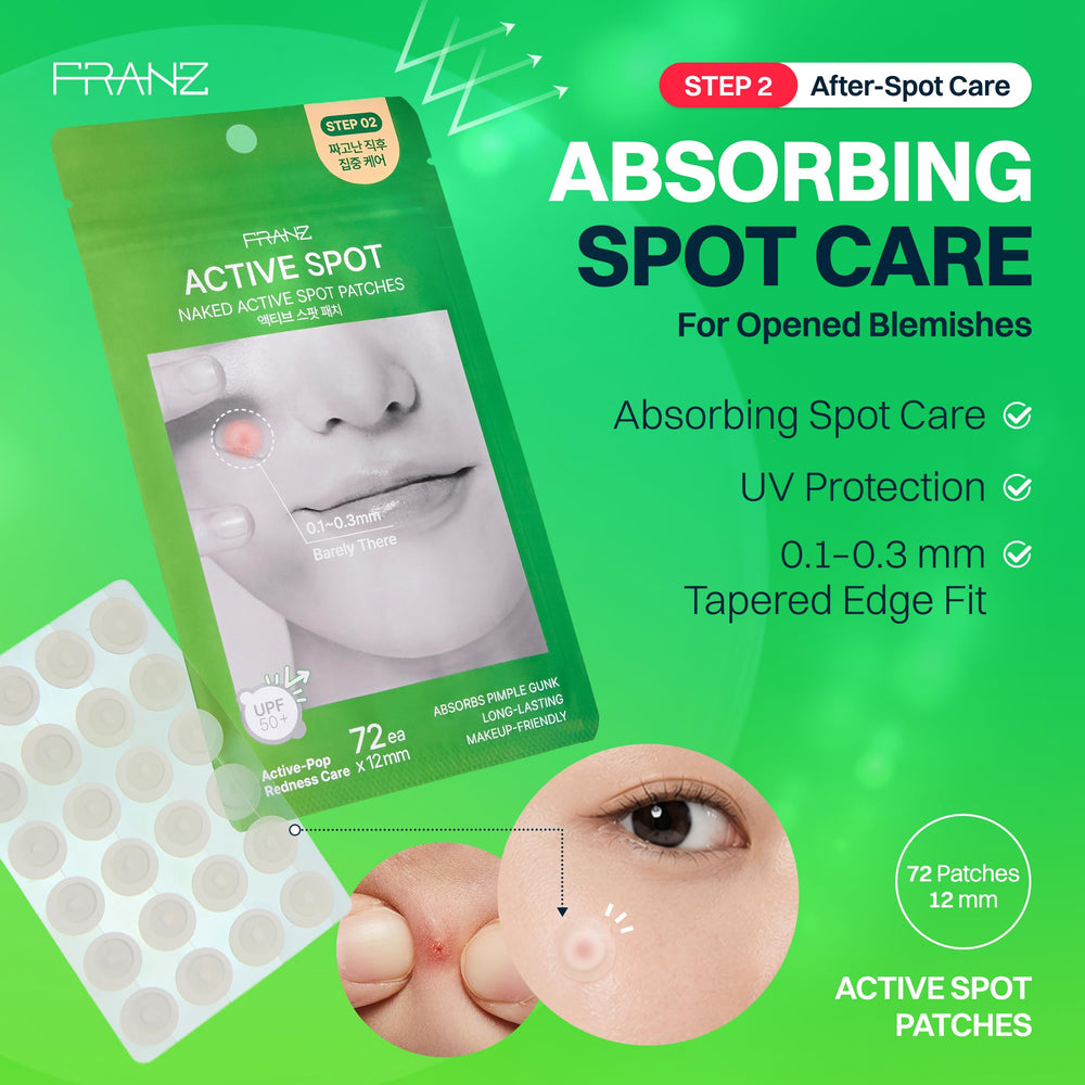 FRANZ patch close-up texture highlighting thin beveled edge for discreet wear