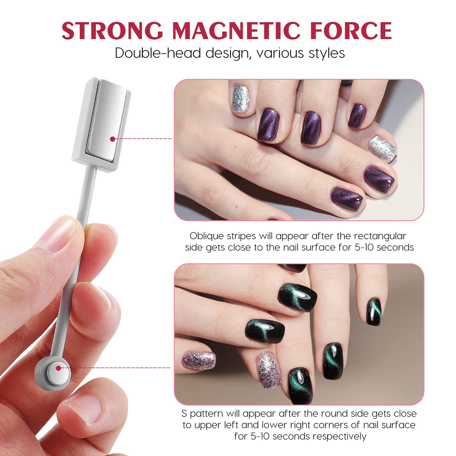 FRCOLOR rectangle head detail creating sharp cat-eye lines for precision