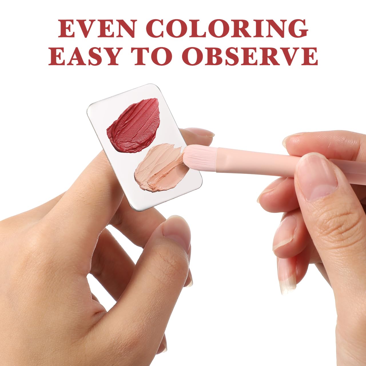 frcolor ring worn on finger demonstrating hands-free convenience for artists