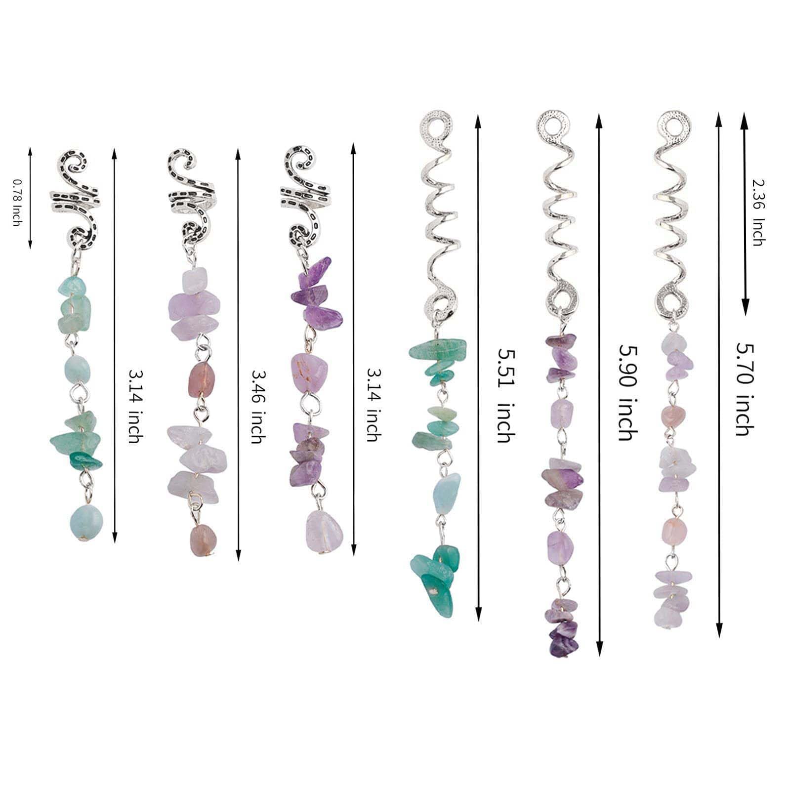 FRDTLUTHW lifestyle image of charms in festival braid offering boho flair and versatility