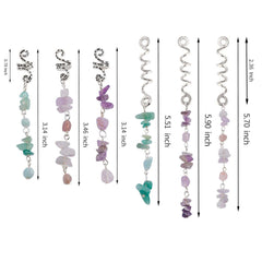 FRDTLUTHW lifestyle image of charms in festival braid offering boho flair and versatility