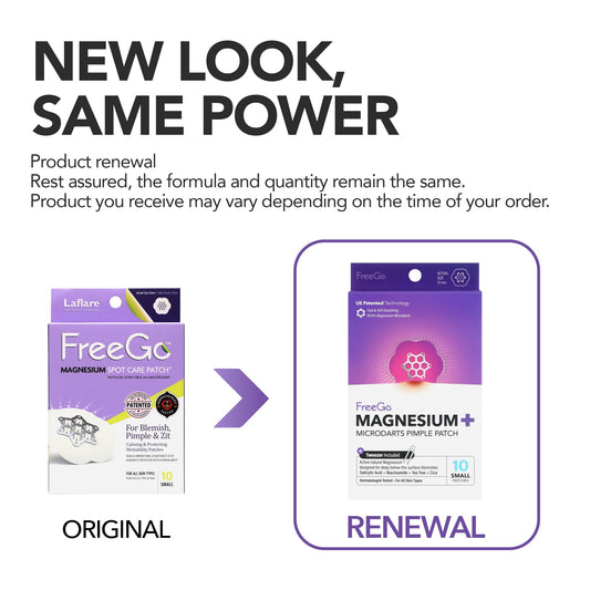 FreeGo close-up microdarts visible for targeted ingredient delivery benefit