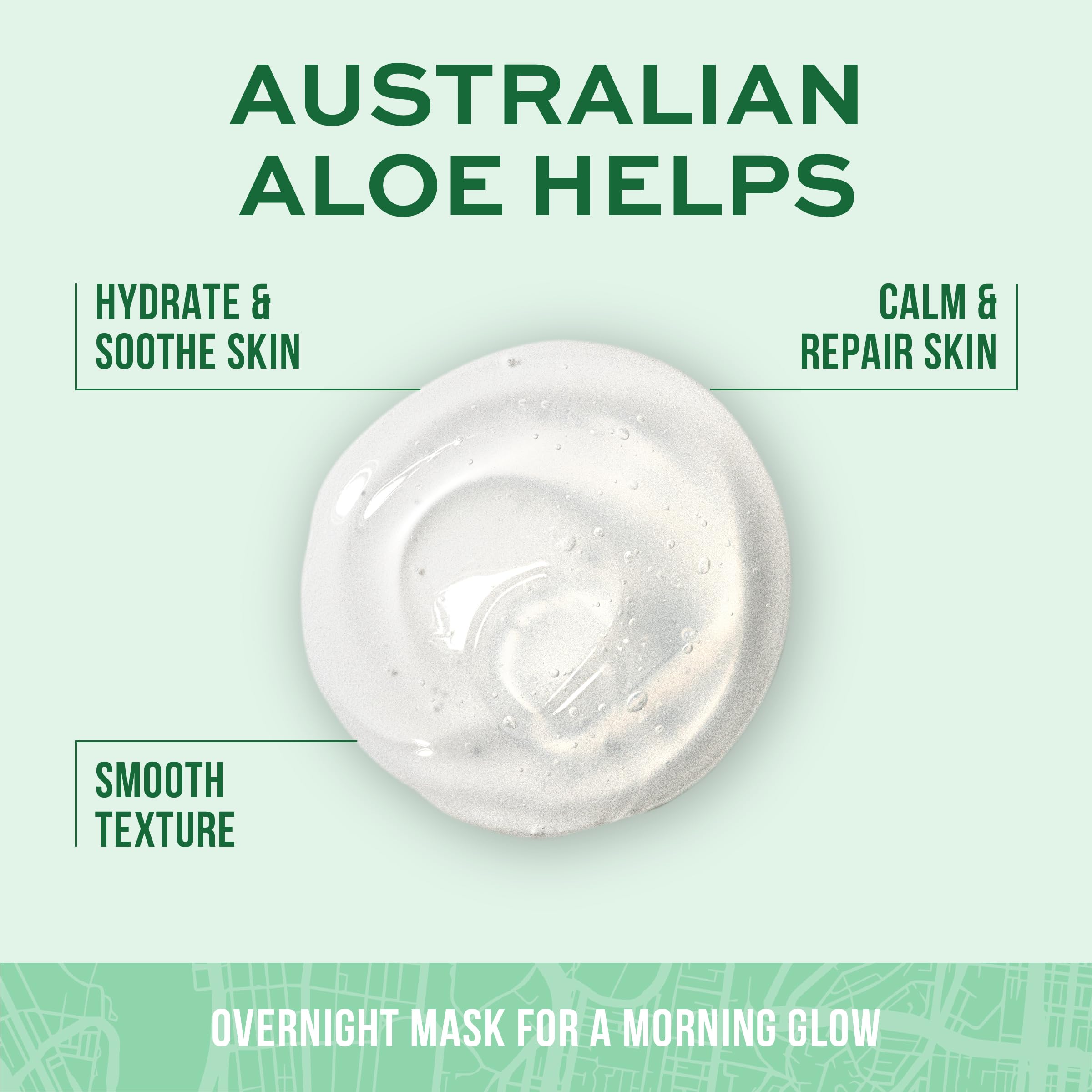 Freeman aloe gel texture close-up illustrating cooling, lightweight hydration