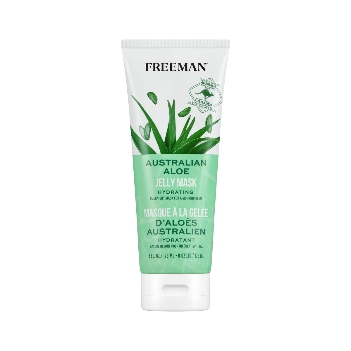Freeman tube front view showing product branding and size for recognition