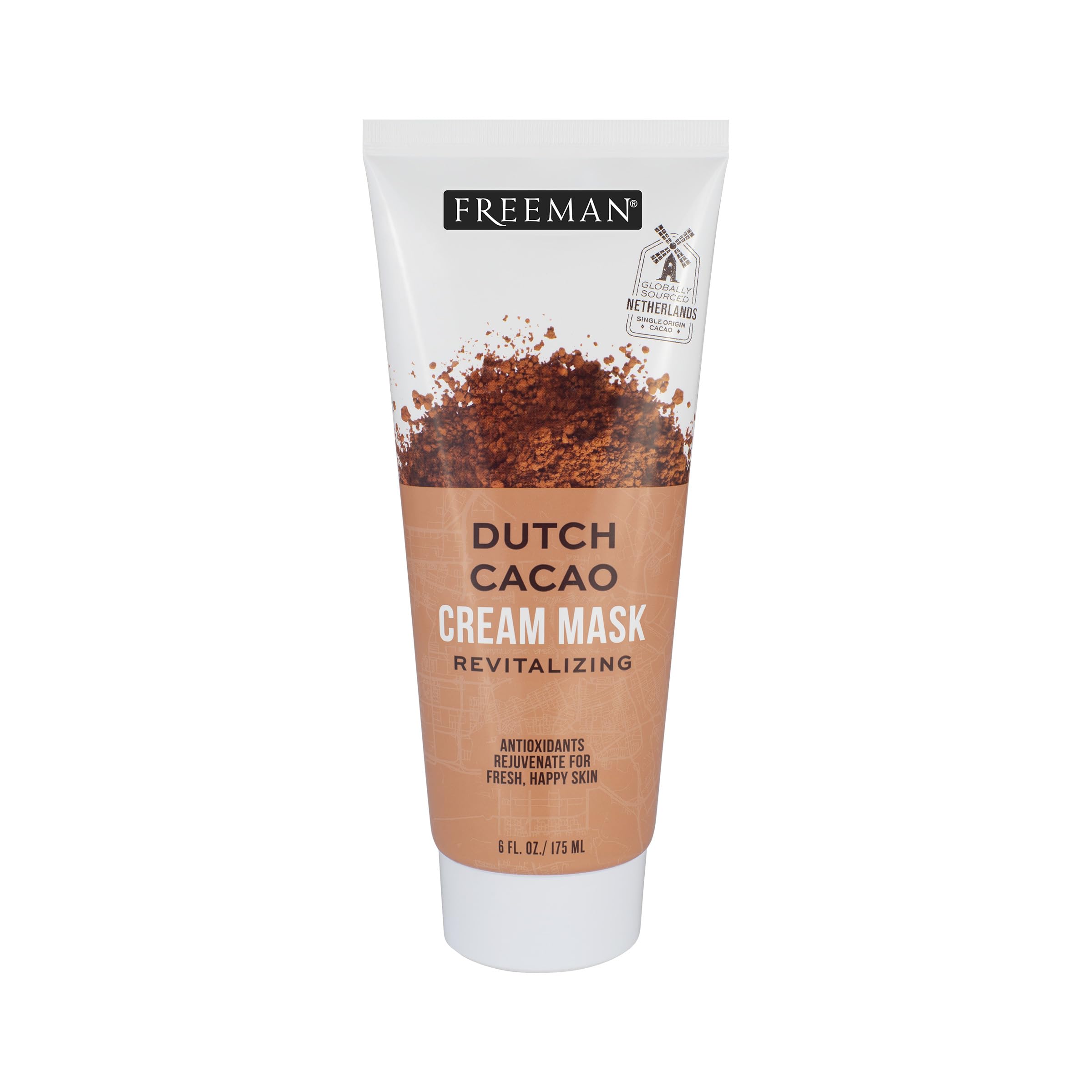 Freeman front tube showing product and benefit of antioxidant mask