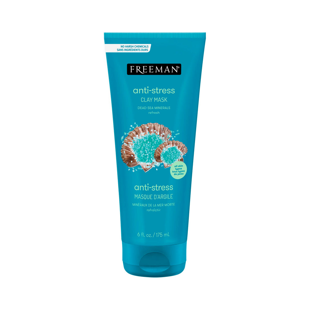 Freeman front tube showing Dead Sea minerals and calming benefits
