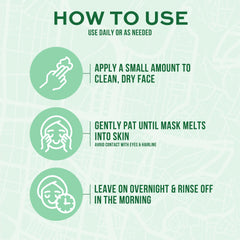 Freeman jelly mask on hand demonstrating smooth spreadability and absorption