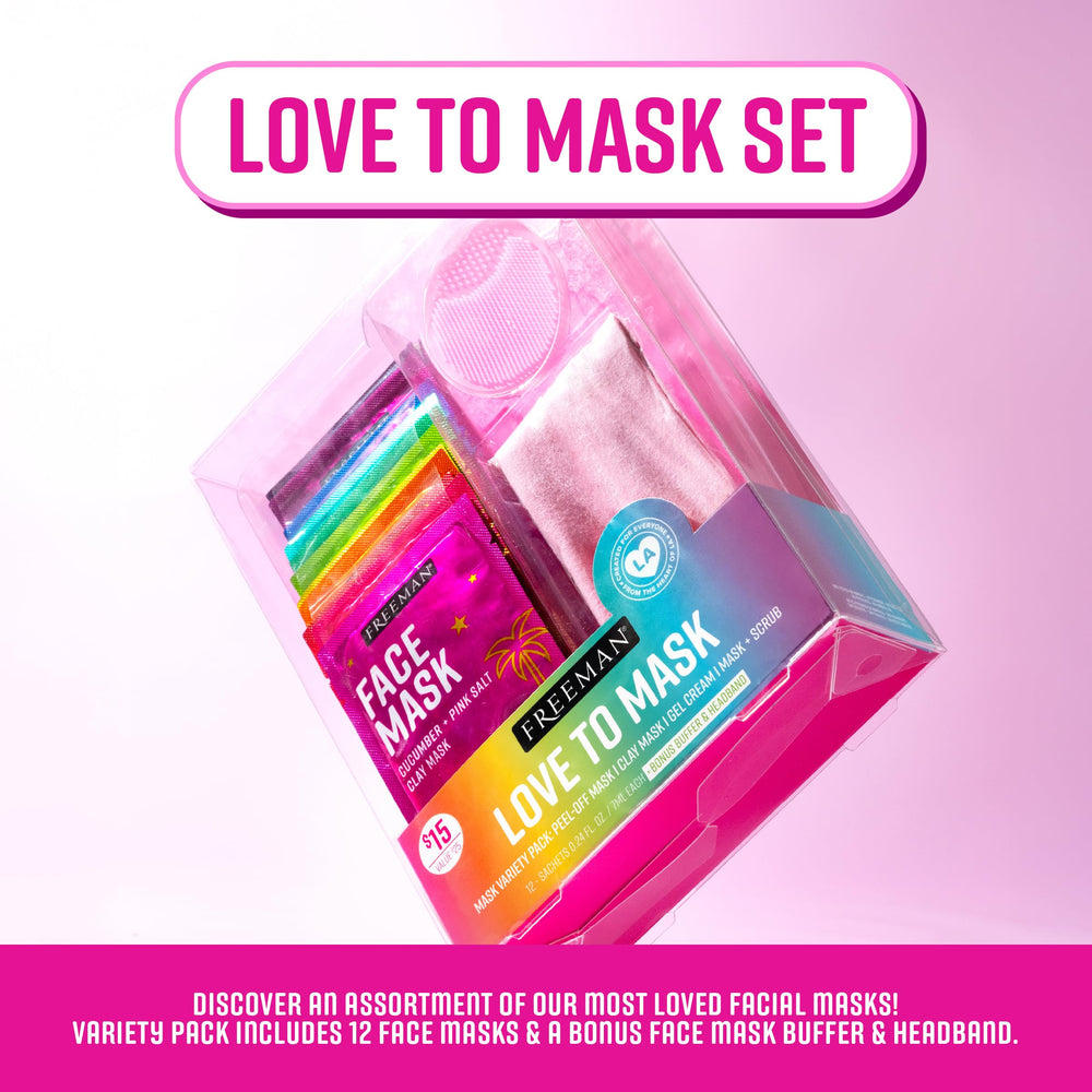 Freeman open assortment of individual masks for easy selection