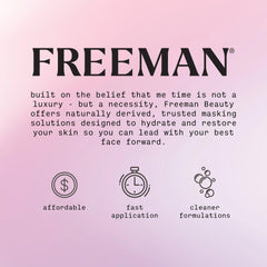 Freeman product on vanity with accessories showing lifestyle presentation