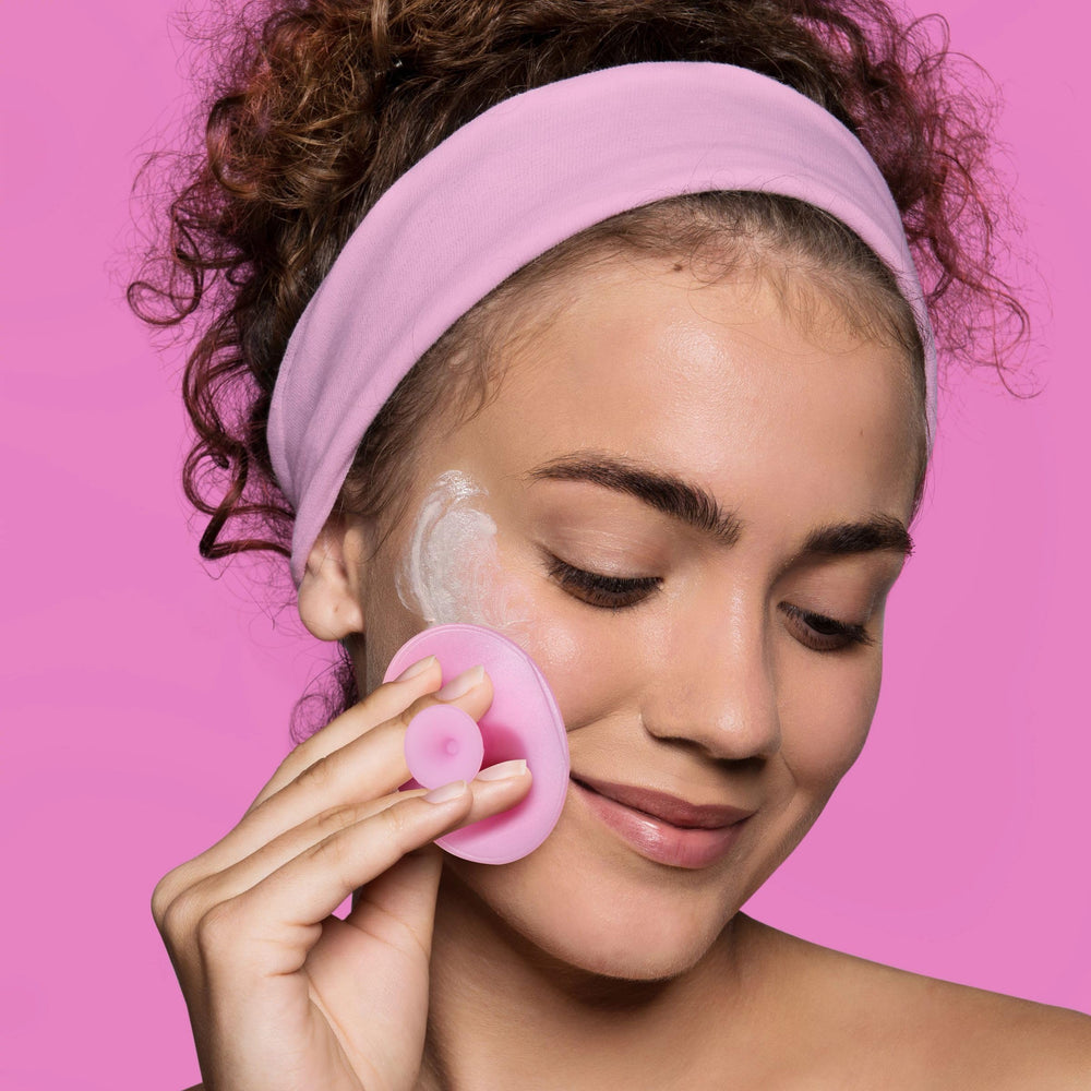Freeman silicone buffer and headband tools for neat application benefit