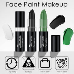 FREEORR applied on cheek demonstrating bold color and long-wear benefit
