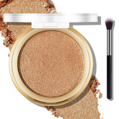 FREEORR front pan showing Bronze Glow shade and travel-ready compact benefit