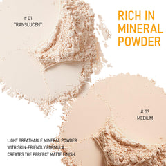 FREEORR brush head close-up highlighting fine powder texture for smooth application