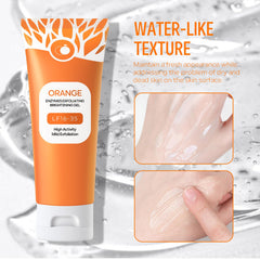 FREEORR gel being massaged on hand demonstrating easy application and residue removal