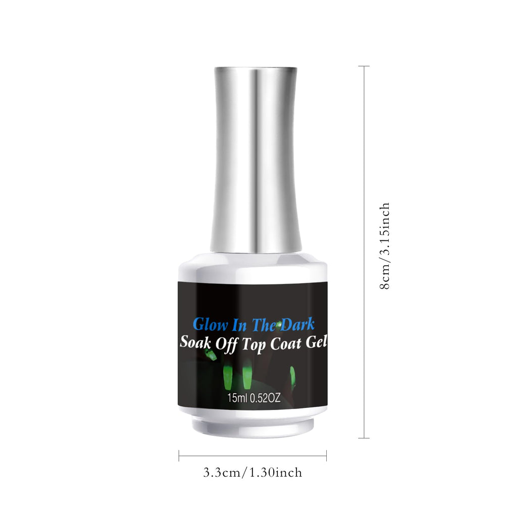 FREEORR glowing Halloween nail art in low light showing dramatic luminous appeal