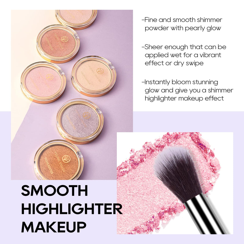 FREEORR brush swatch demonstrating buildable shimmer payoff on bristles
