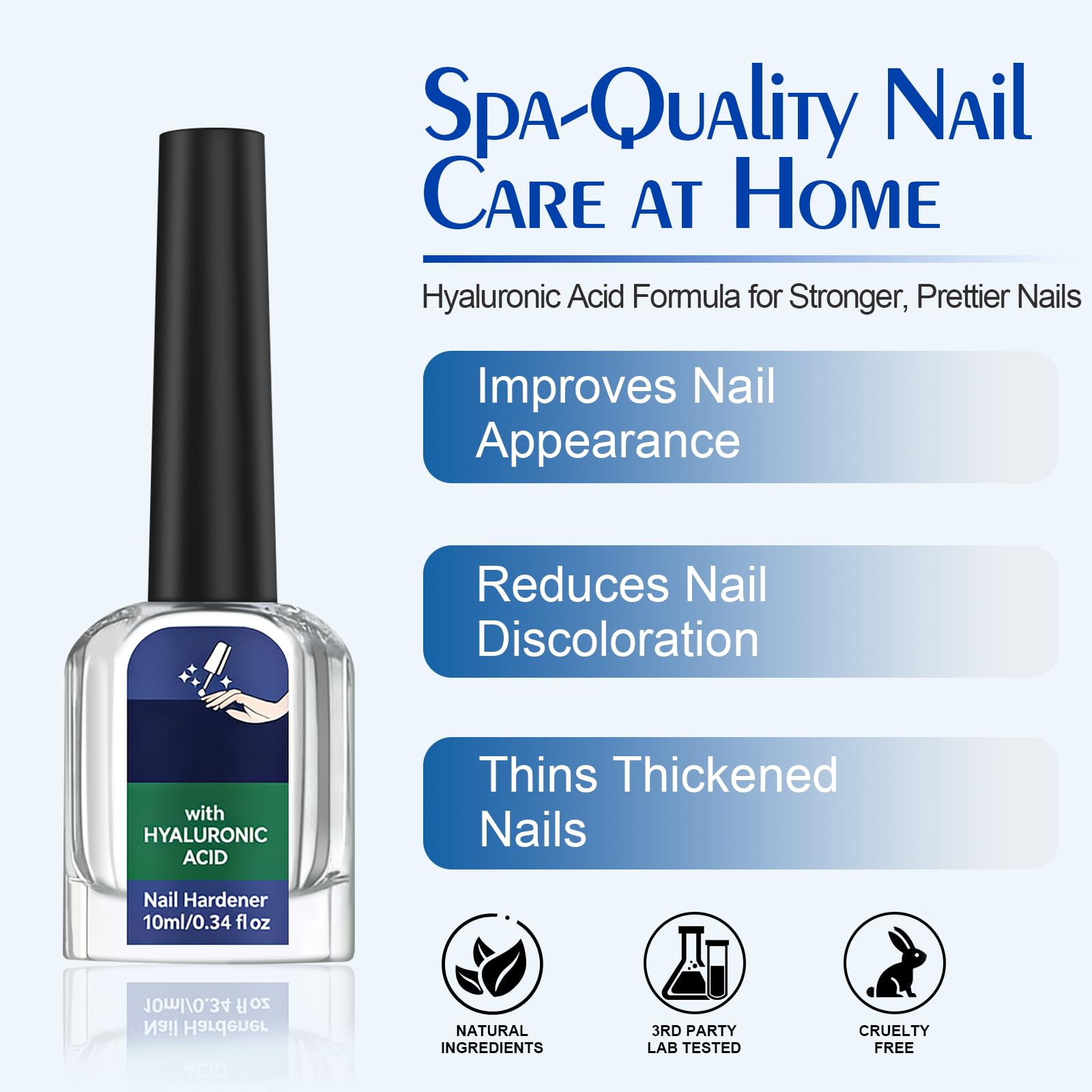 FREEORR nail surface texture detail highlighting improved smoothness and shine