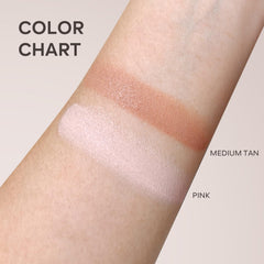 FREEORR open cap and brush showing applicator for precise under-eye coverage and control