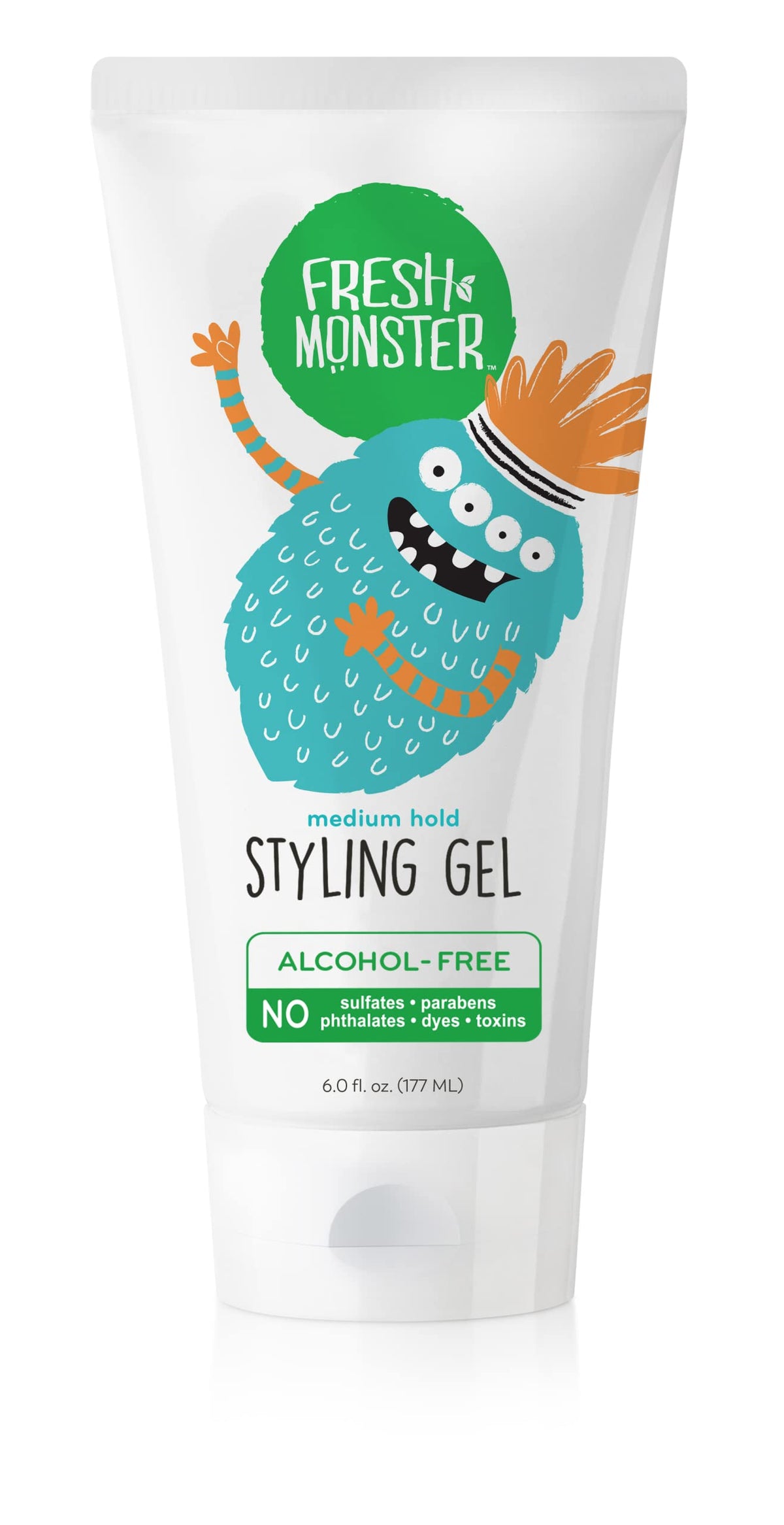 Fresh Monster front packaging showing tube and kid-friendly branding for safe styling