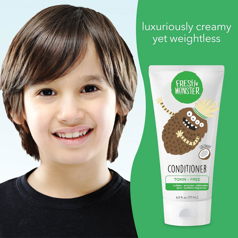 Fresh Monster tube label detail highlighting ingredient list and toxin-free benefits
