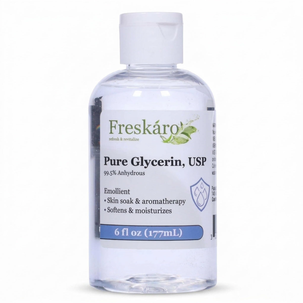 Freskáro front label 6 fl oz showing product name and purity benefits
