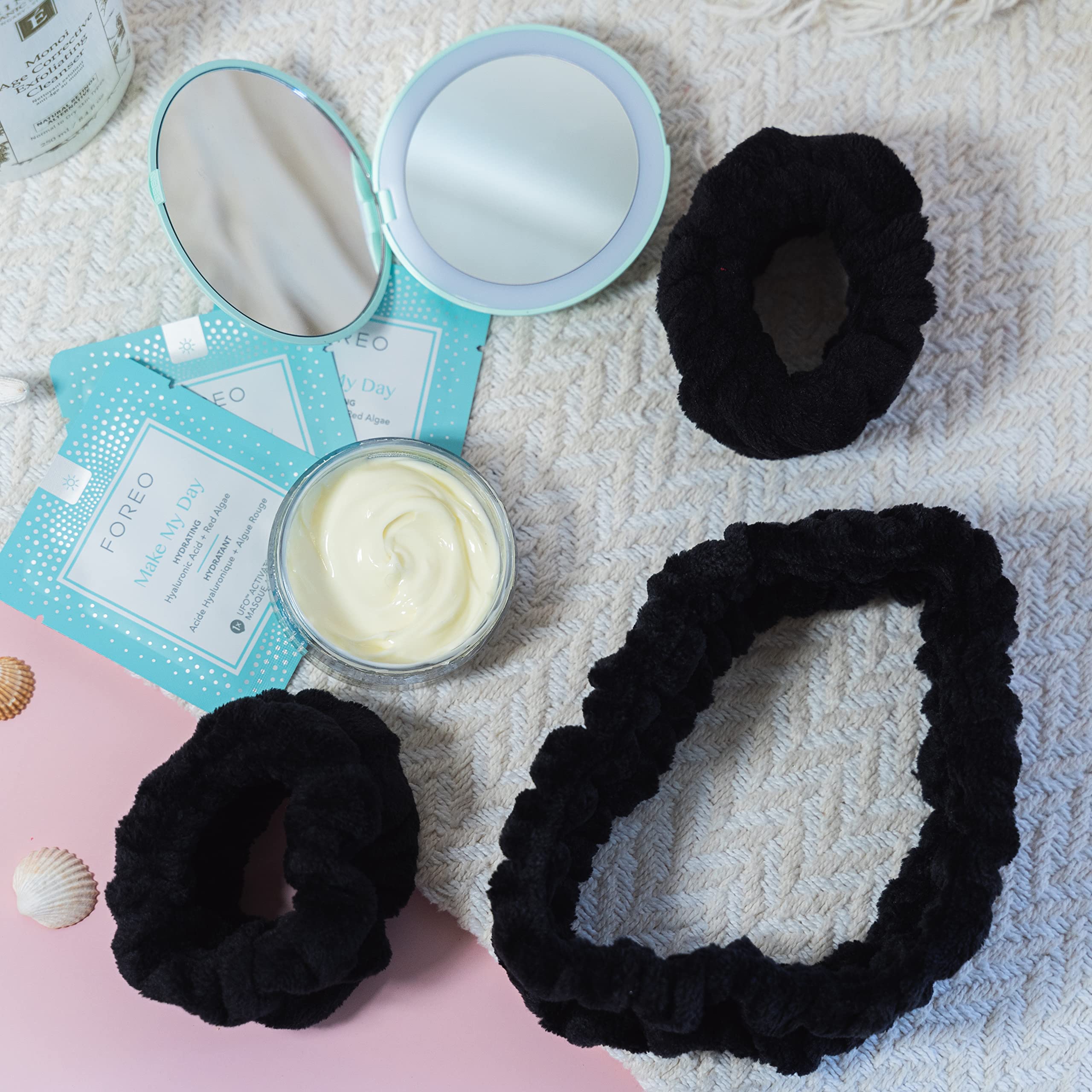 FROG SAC headband and wristband size comparison for fit clarity