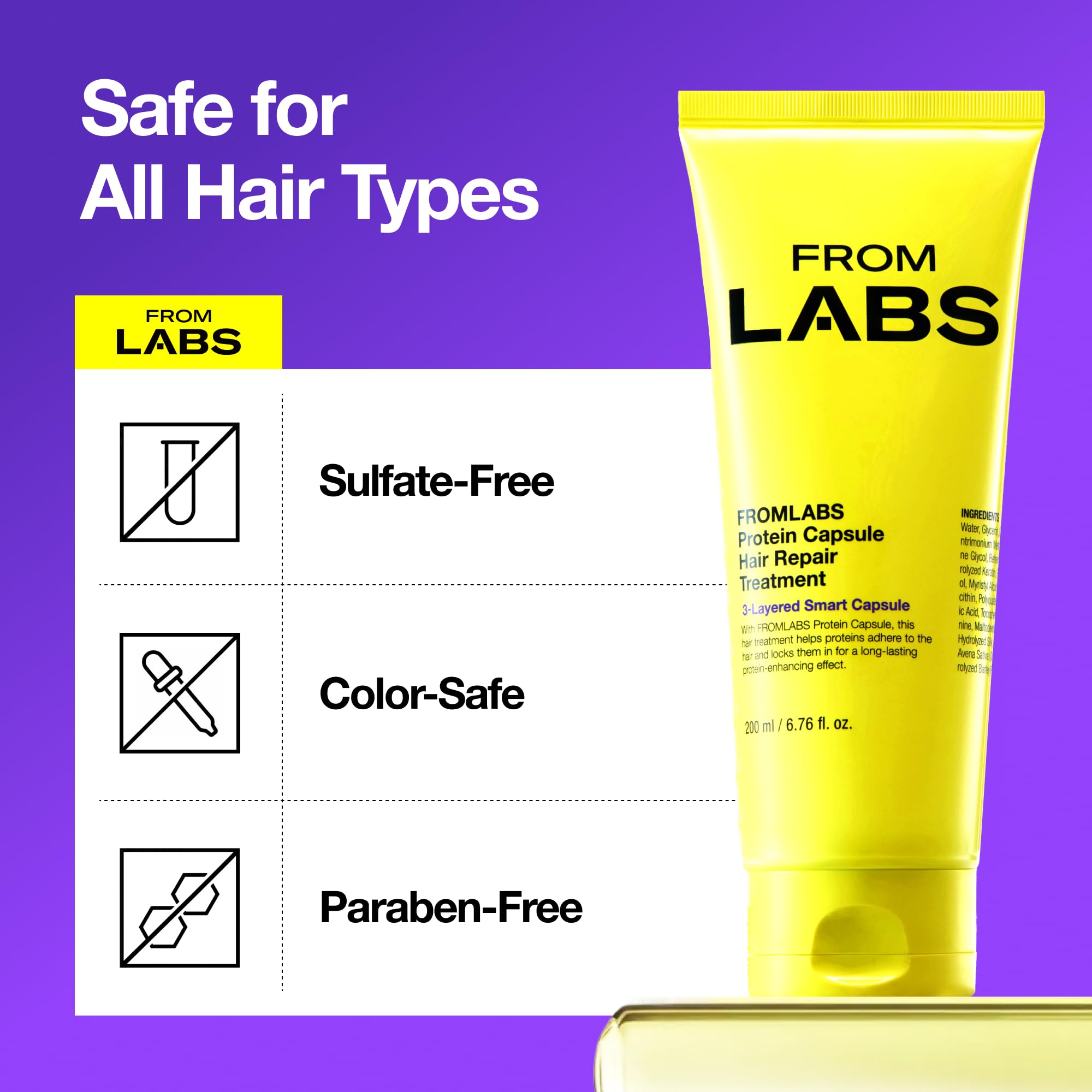 fromlabs applying mask to curly hair mid-lengths to ends for definition