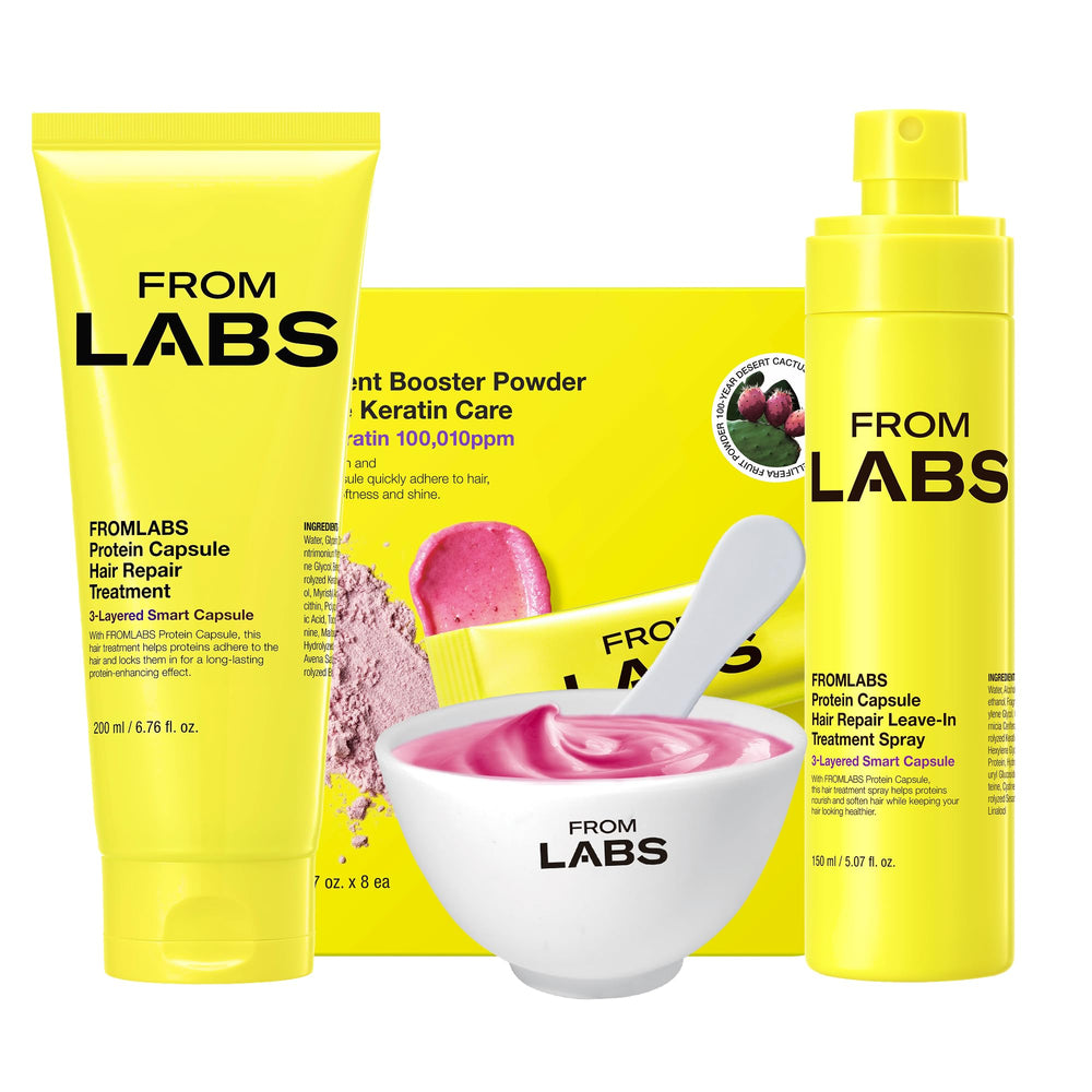 fromlabs trio front packaging showing all three products and visible benefits