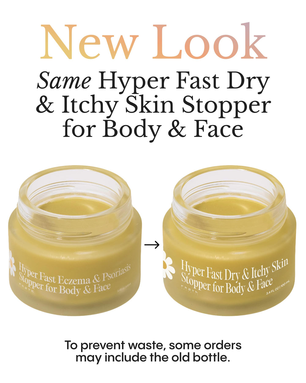 FRØYA ingredients display with blue chamomile and thistle, botanical calming benefit