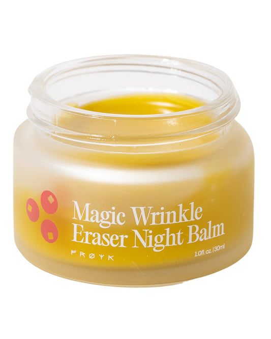 FRØYA front jar shot showing product and compact design for effective nightly use