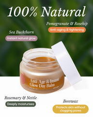 FRØYA open jar with label displaying ingredients and transparency benefit