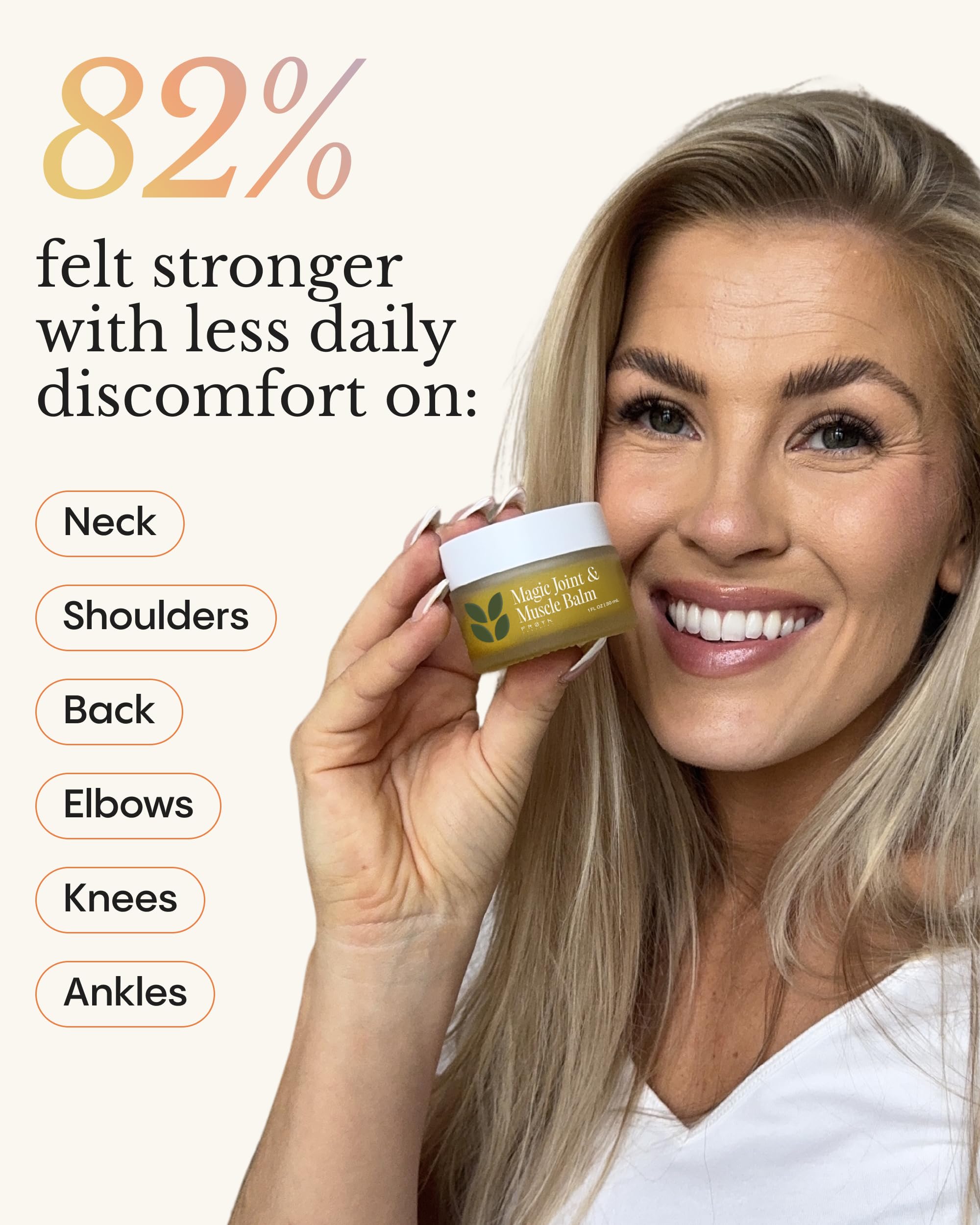 FRØYA jar beside coin showing compact 30ml size for travel convenience
