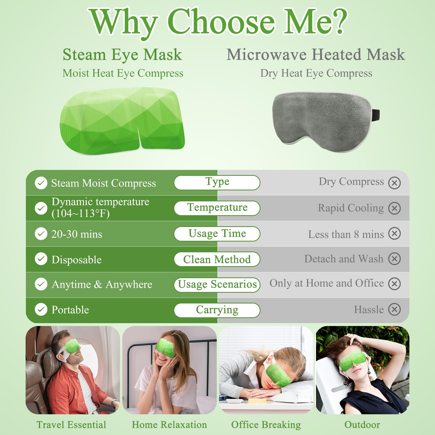 FRSHMORN masks in travel pouch for on-the-go relaxation