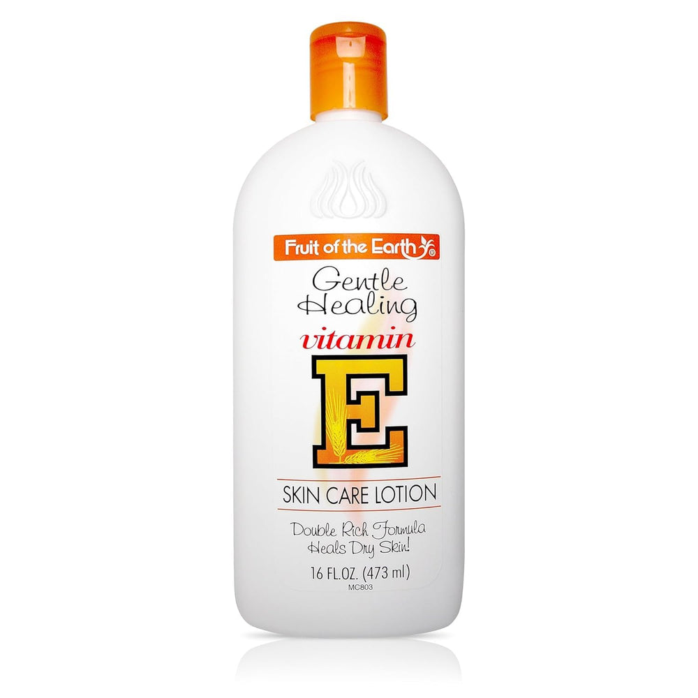Fruit of the Earth front bottle view showing label and 16 oz size for clear product identification and trust