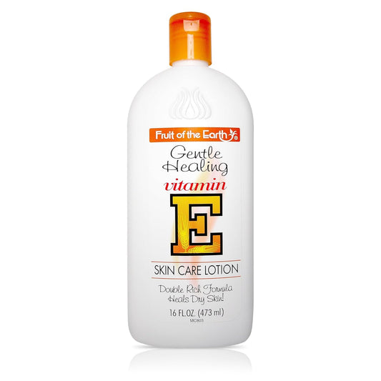 Fruit of the Earth front bottle view showing label and 16 oz size for clear product identification and trust
