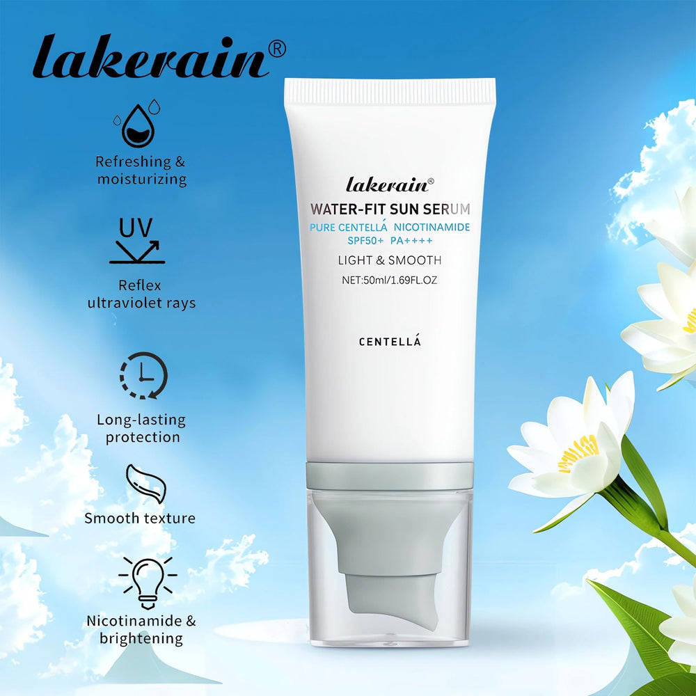 fruitery sunscreen applied to cheek demonstrating smooth non-greasy finish