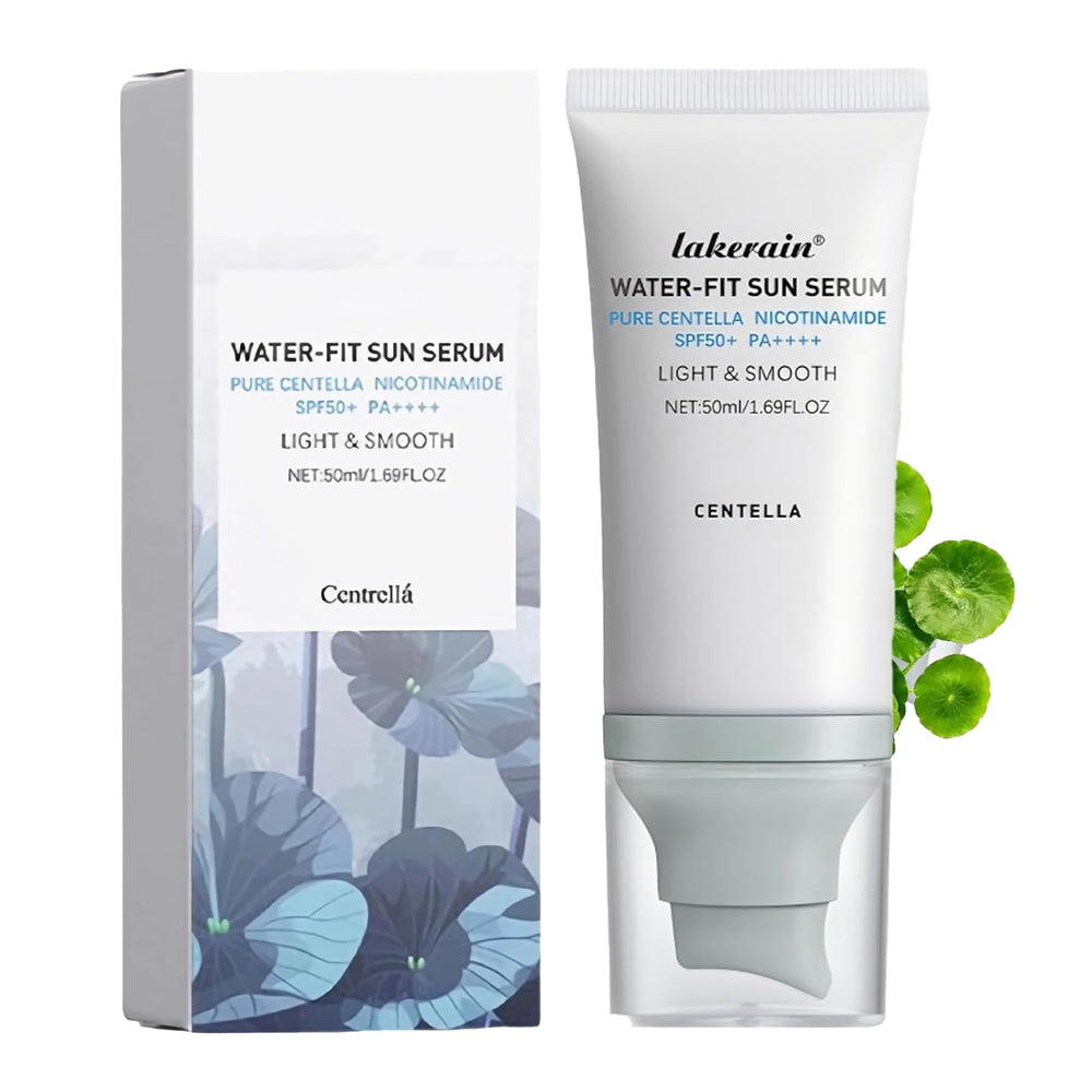 fruitery front tube of Centella sunscreen showing label and easy-squeeze benefit