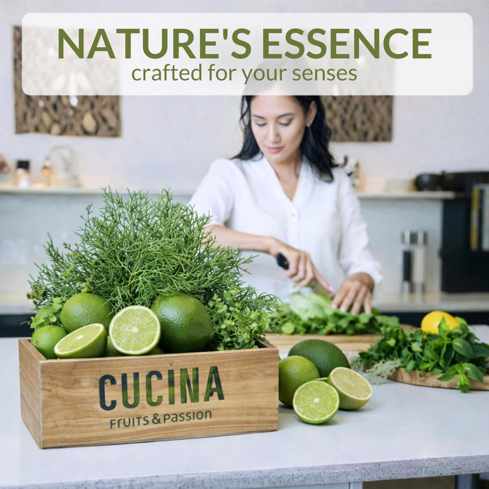 Fruits and Passion bottle in kitchen setting showing fresh scent benefit