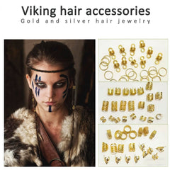 Frukwoc hair jewelry clipped onto braids demonstrating easy styling benefit