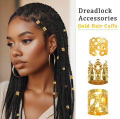 Frukwoc hair cuffs beside a coin illustrating compact size and scale