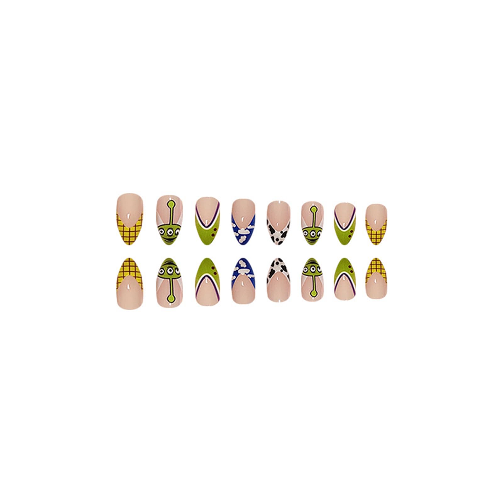 FRUZJAY glossy green French tip texture demonstrating smooth shiny finish benefits