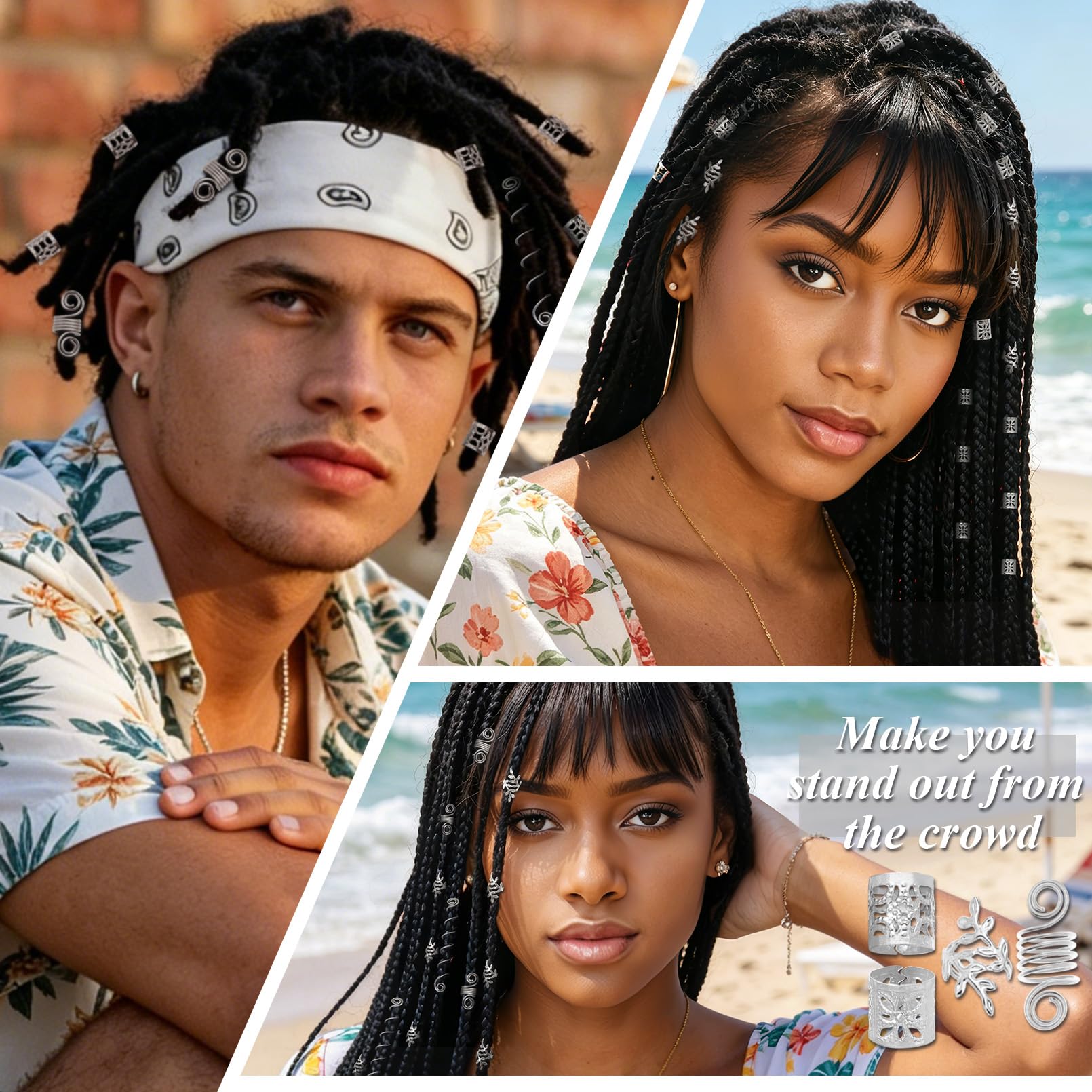 Fscwlmon on festival hairstyle, shows bold accessorizing and enhanced look