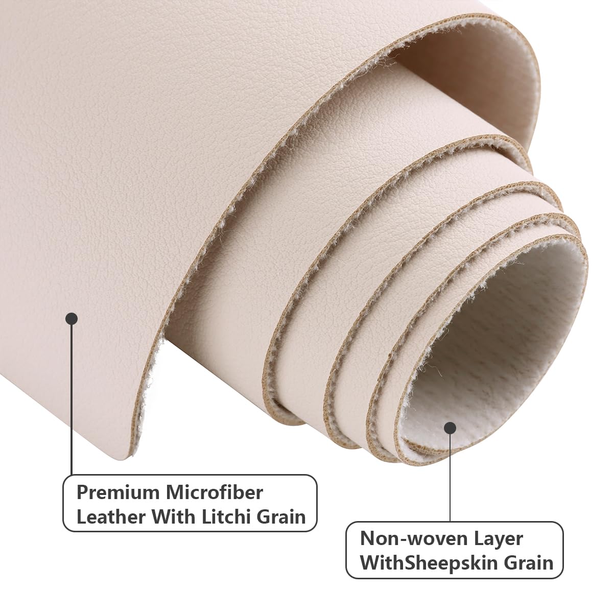 FSpronail close-up of microfiber texture highlighting soft comfort and durability benefit