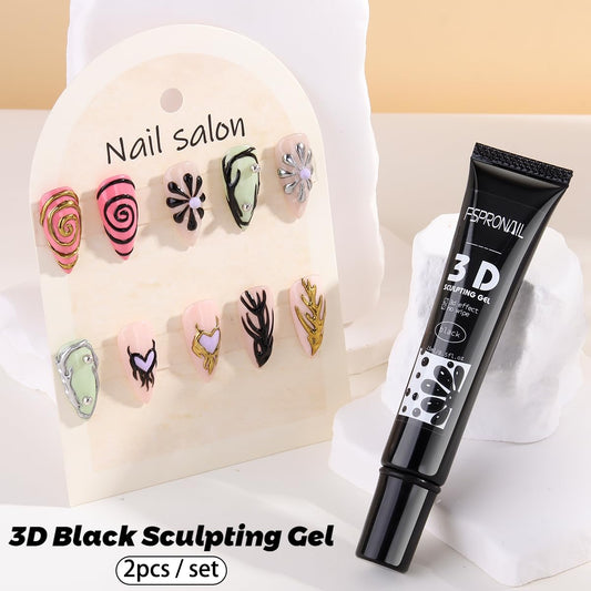 FSpronail close-up of needle-tip applicator for precise gel placement and fine detail control
