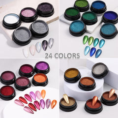 FSpronail silicone pen applying powder to a nail demonstrating precise control and smooth blending